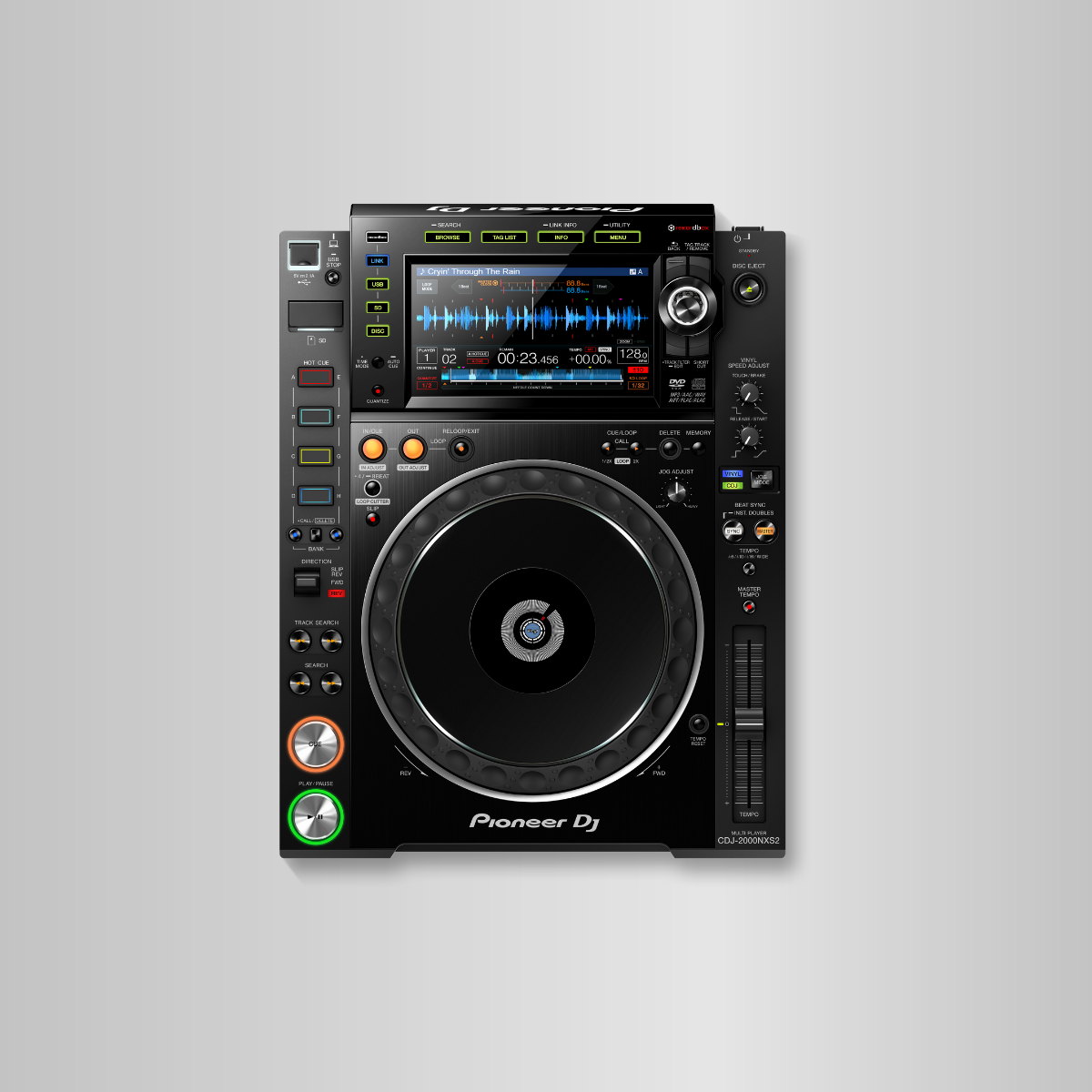 Pioneer CDJ-2000NXS2 Profi-DJ-Player mit Jogwheel und Touchscreen