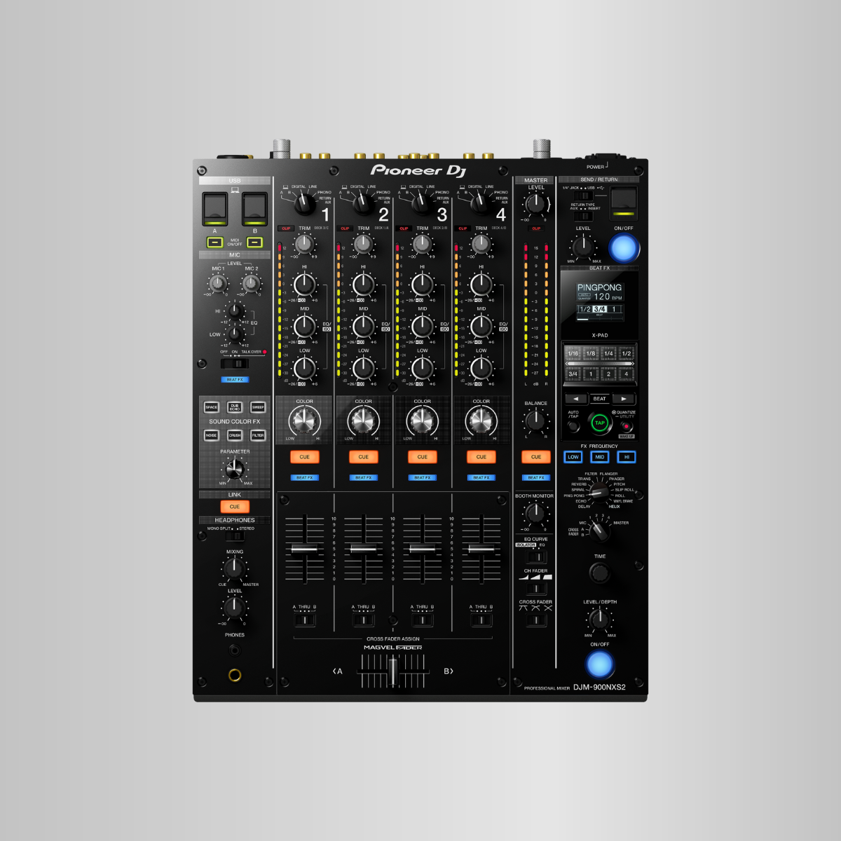 Pioneer DJM-900NXS2 4-Kanal DJ-Mischpult zum Mieten