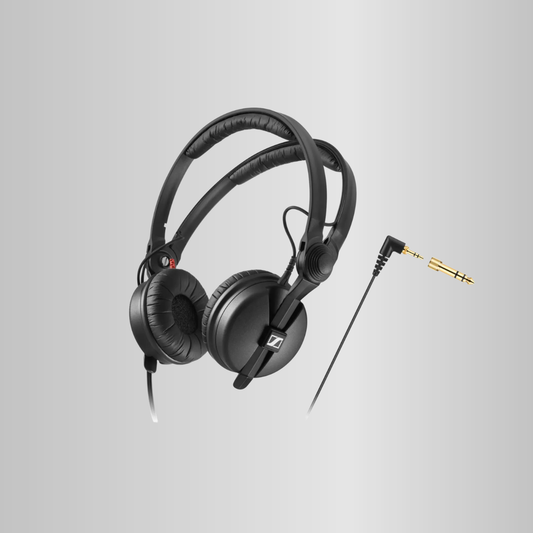 Sennheiser HD 25 geschlossener DJ-Kopfhörer in Schwarz
