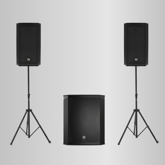 Indoor PA — Groß (bis 200 Gäste)